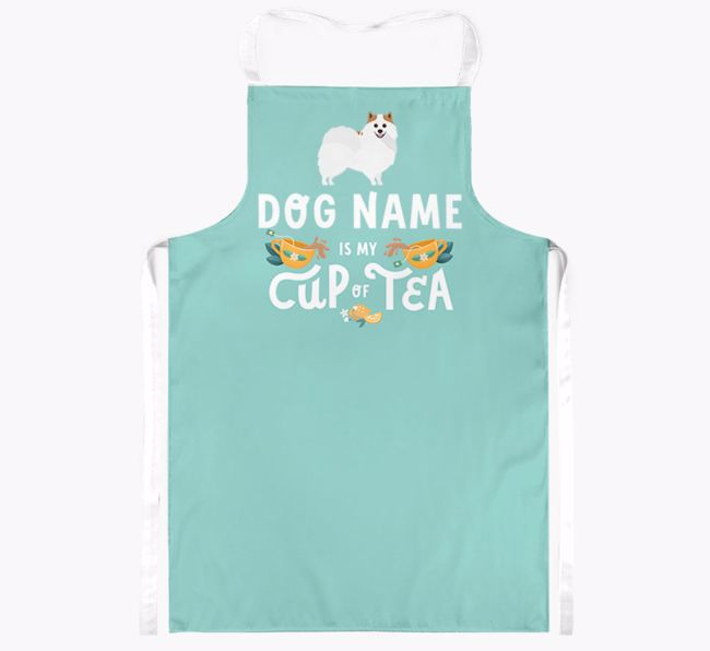{dogsName} Is My Cup Of Tea: Personalized {breedFullName} Apron